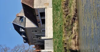 Chambres d'hôtes Au bord de Loire_Vue de la maison depuis le fleuve