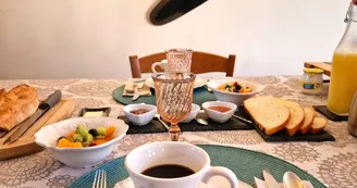 Chambres d'hôtes Au bord de Loire - Petit déjeuner - intérieur