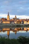 Vue sur la ville de la Charité depuis la Maison de la Loire